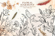 Floral Line Art Botanical Set Kit, a Decorative Illustration by Papatongartist (Thumbnail 7 of 10)