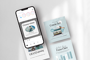 Wellness Instagram Post Templates, a Social Media Template by DigiPax (Thumbnail 7 of 10)