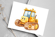 Watercolor Labor Day Construction, an Illustration by Canvas Craft (Thumbnail 6 of 7)
