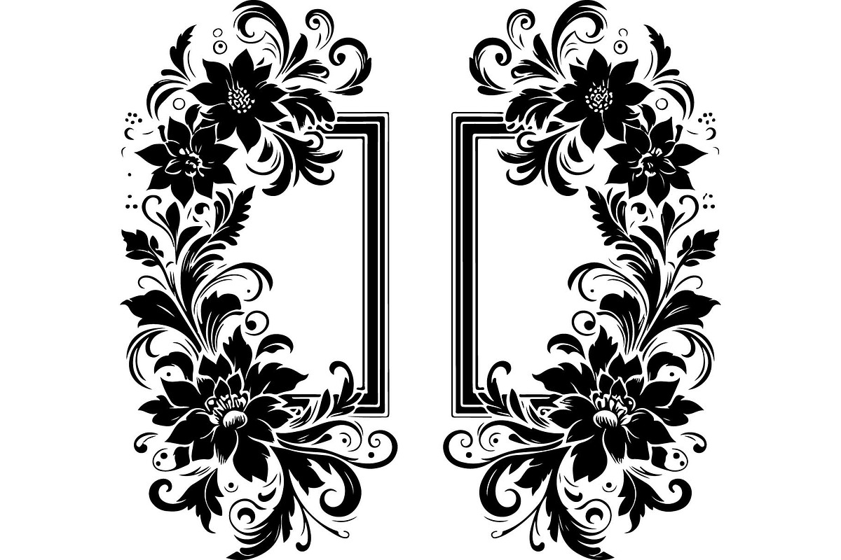 Elegant Baroque Frame Designs, an Object Graphic by jahid234 (Photo 2 of 13)