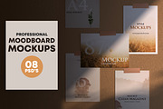 Set of Mood Board Mockups, a Books & Magazine Mockup by StyleMockups (Thumbnail 1 of 13)