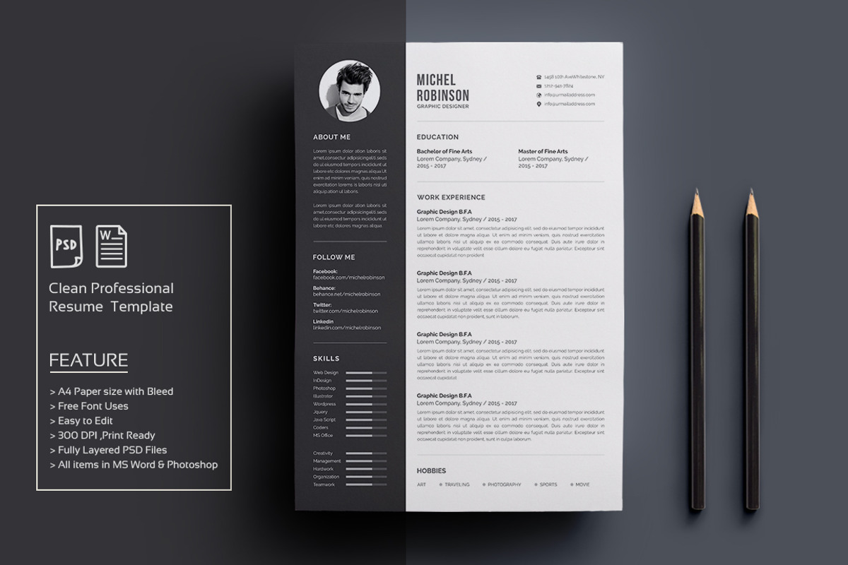 Resume/CV, a Resume Template by deviserpark (Photo 1 of 4)
