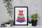 Colorful Glitter Christmas Coquette, an Illustration by Daily.Designs (Thumbnail 3 of 5)