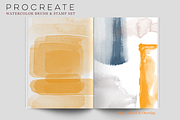 Procreate Watercolor Brush & Stamps, a Brush Add-On by CC CREATIVE CO (Thumbnail 10 of 21)