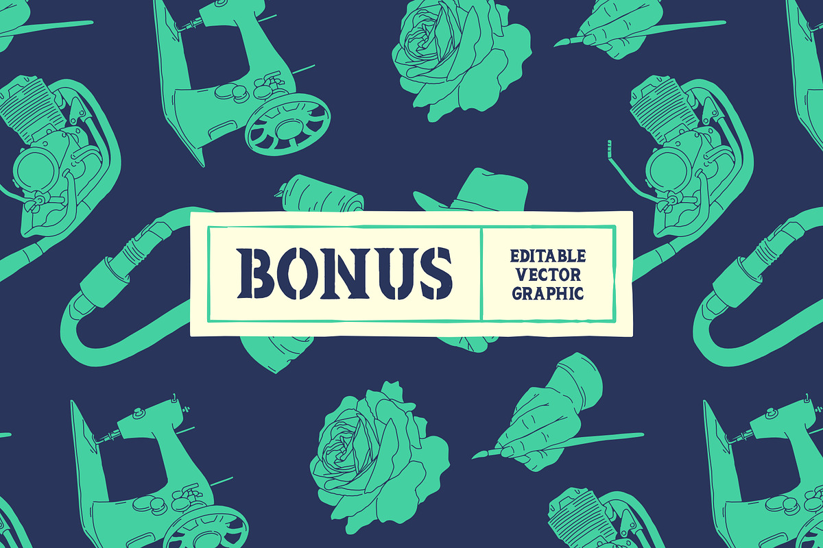 KRAFTONS - Vintage Handdrawn Display, a Serif Font by Cruizy & Co (Photo 10 of 11)
