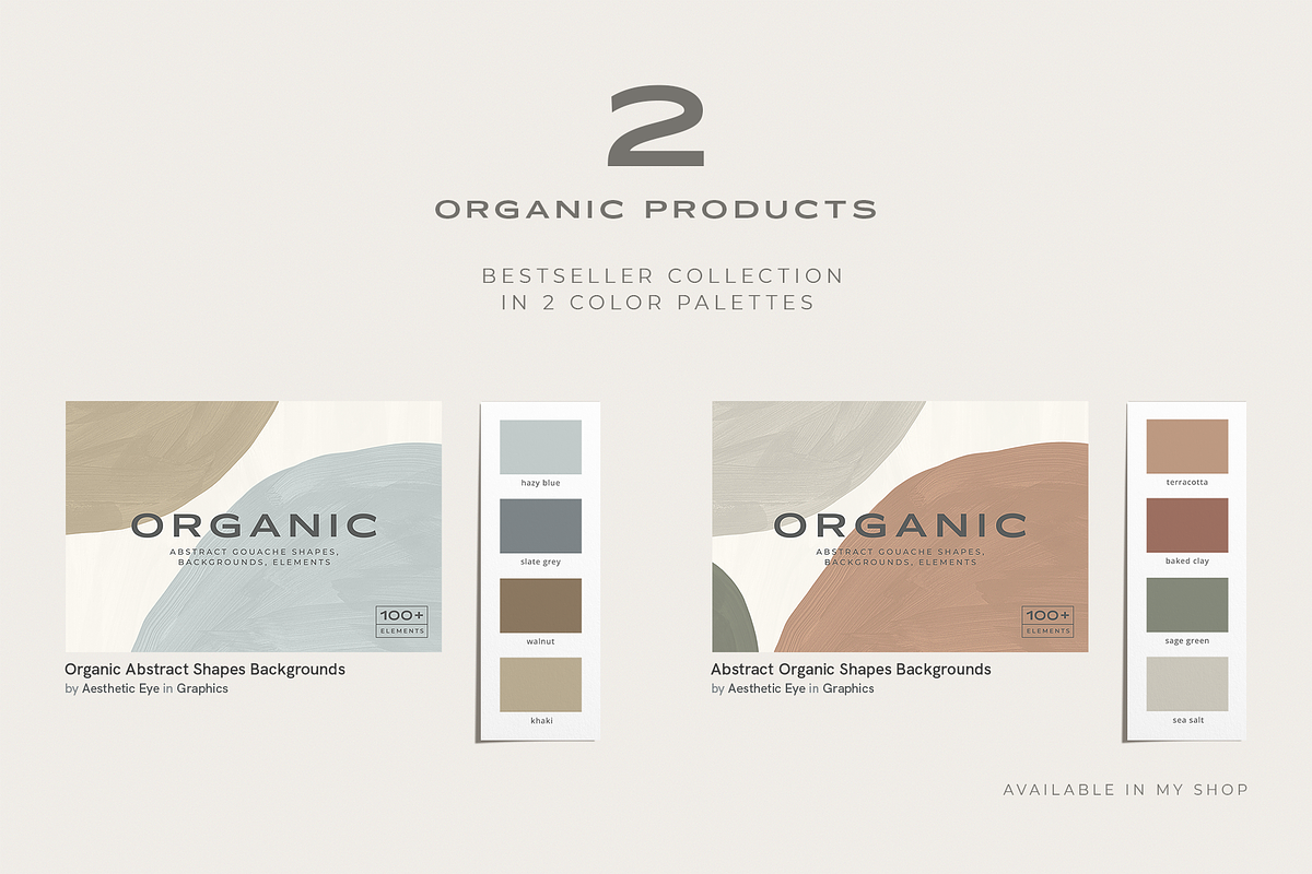 Organic Abstract Shapes Backgrounds, a Texture Graphic by Aesthetic Eye (Photo 14 of 15)