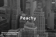Peachy Handwriting | Font, a Script Font by Stefanie Madison (Thumbnail 1 of 2)