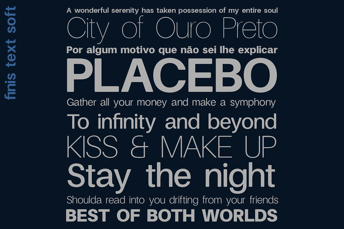 Finis Text Soft [80% OFF], a Sans Serif Font by Alvotype (Photo 2 of 3)