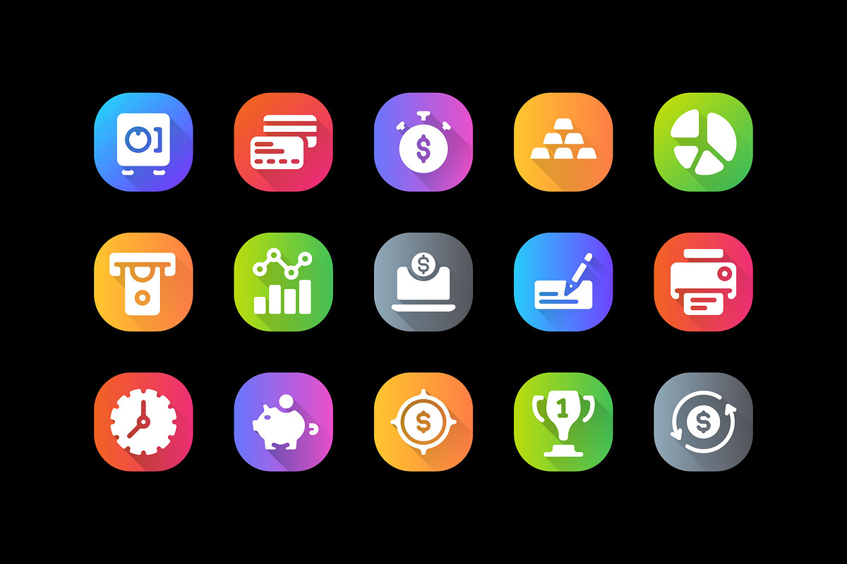 Business & Finance, an Outline Icon by vectorstank (Photo 2 of 8)