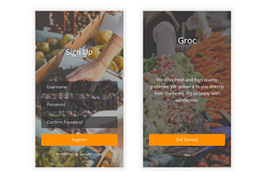 Grocery Shopping Store Figma UI Kit