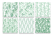 Watercolor leaves, a Decorative Illustration by Iryna Danyliuk (Thumbnail 3 of 11)