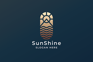Sun Shine Travel Logo, a Branding & Logo Template by Design_Planet