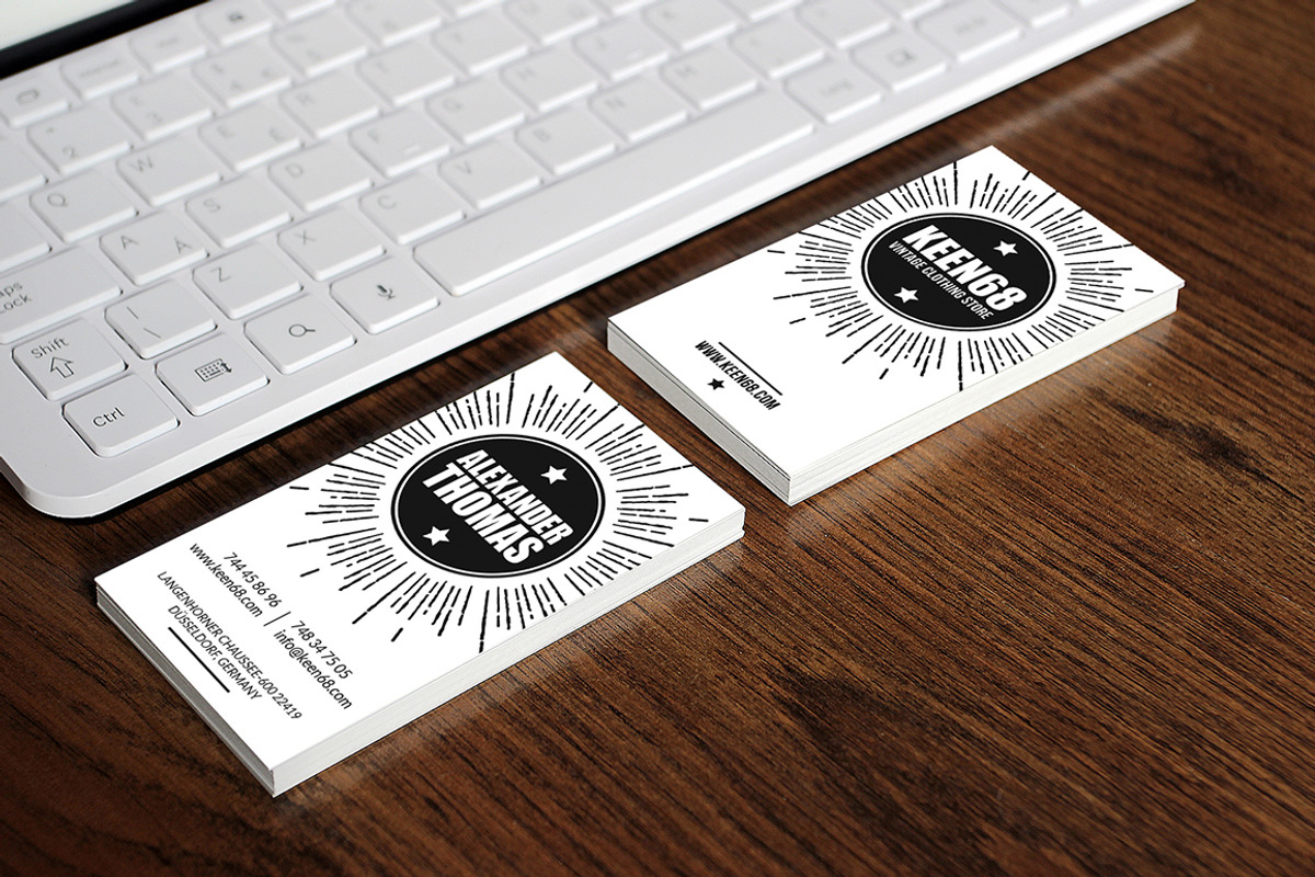 Hipster Business Card, a Business Card Template by Marvel (Photo 3 of 5)