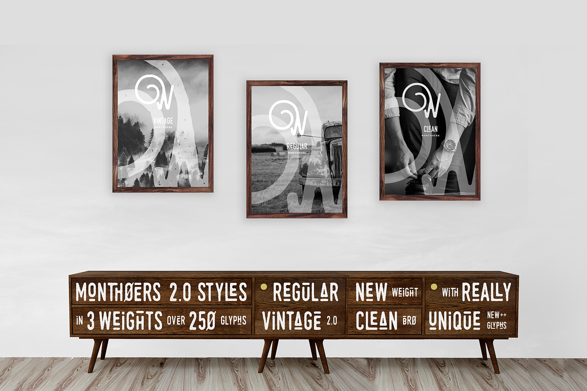 Monthoers Signature - Font Duo, a Font by Swistblnk Std. (Photo 9 of 15)