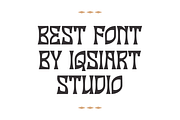 Greek Meswax - Typeface Font, a Sans Serif Font by Iqsiart Studio (Thumbnail 6 of 6)