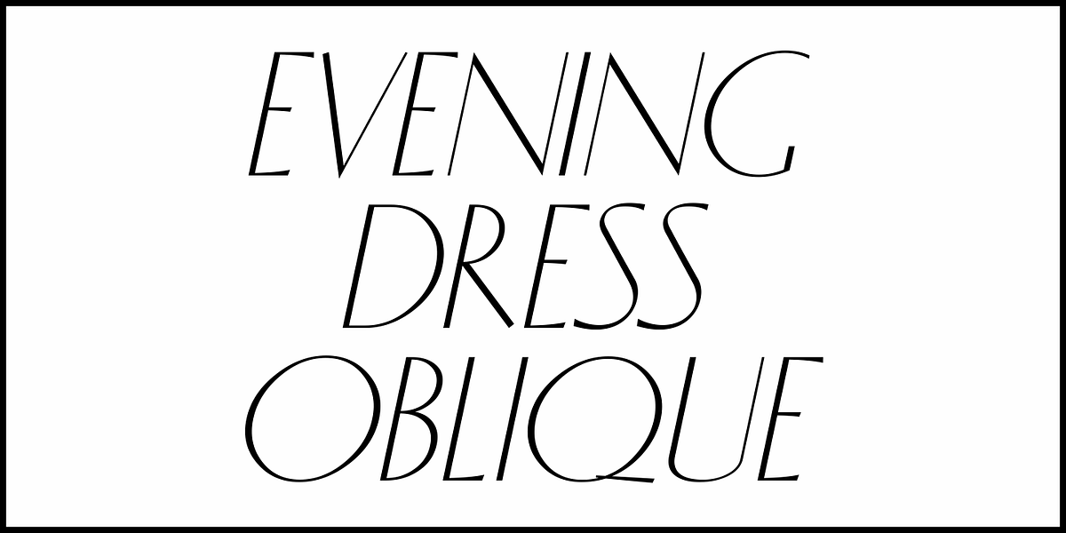 Evening Dress JNL, a Sans Serif Font by Jeff Levine Fonts (Photo 4 of 5)