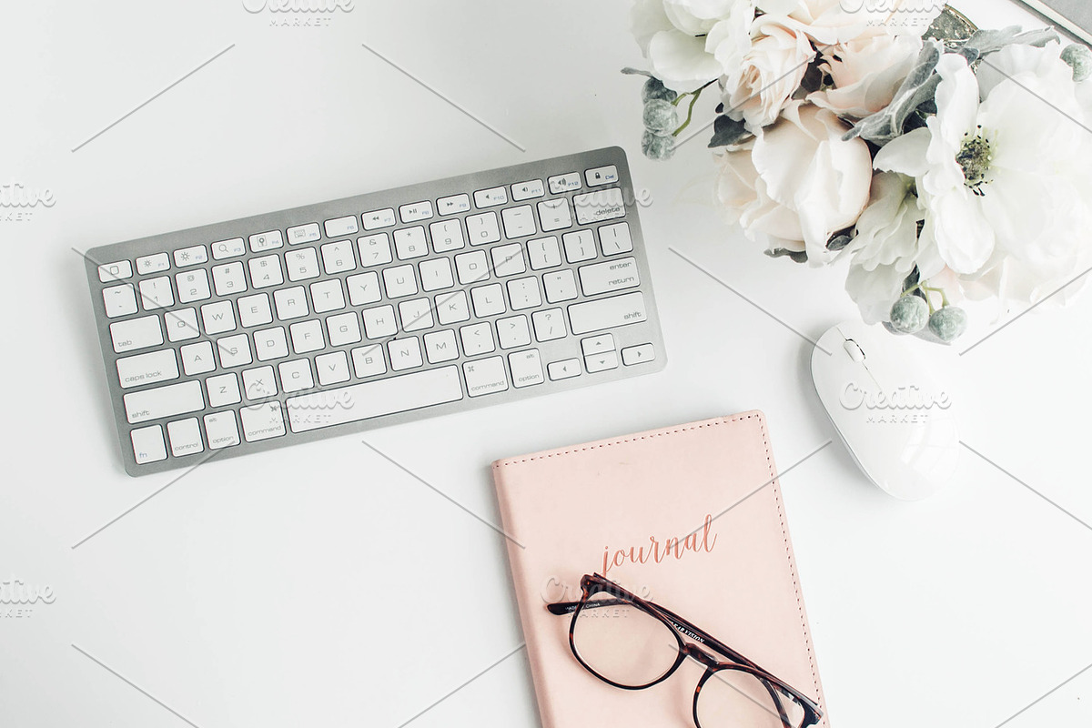 Blogger Workspace 3 ~ Stock Photo, a Photo by Bloom and Flourish (Photo 2 of 2)