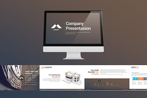 Moory Company Powerpoint, a Presentation Template by Stock Shape