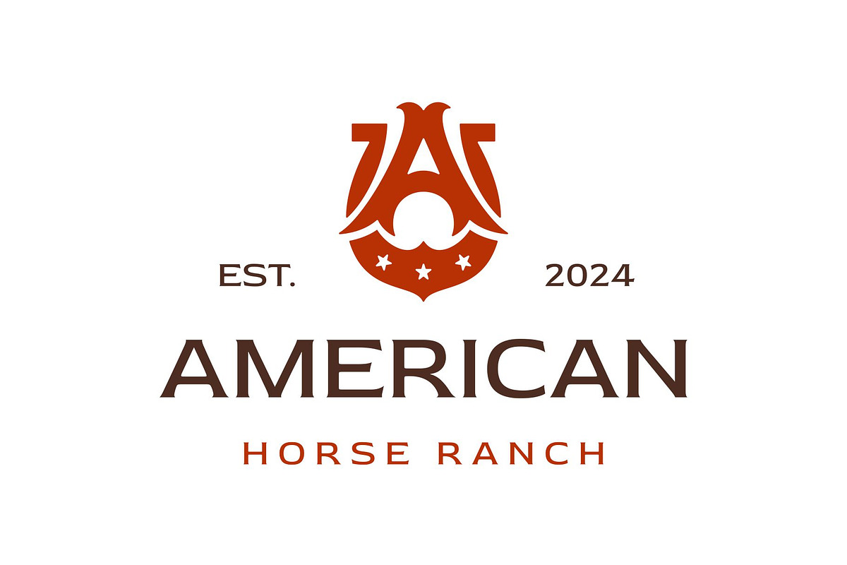Letter A Horseshoe Cowboy Logo, a Branding & Logo Template by Buqancreative (Photo 1 of 5)