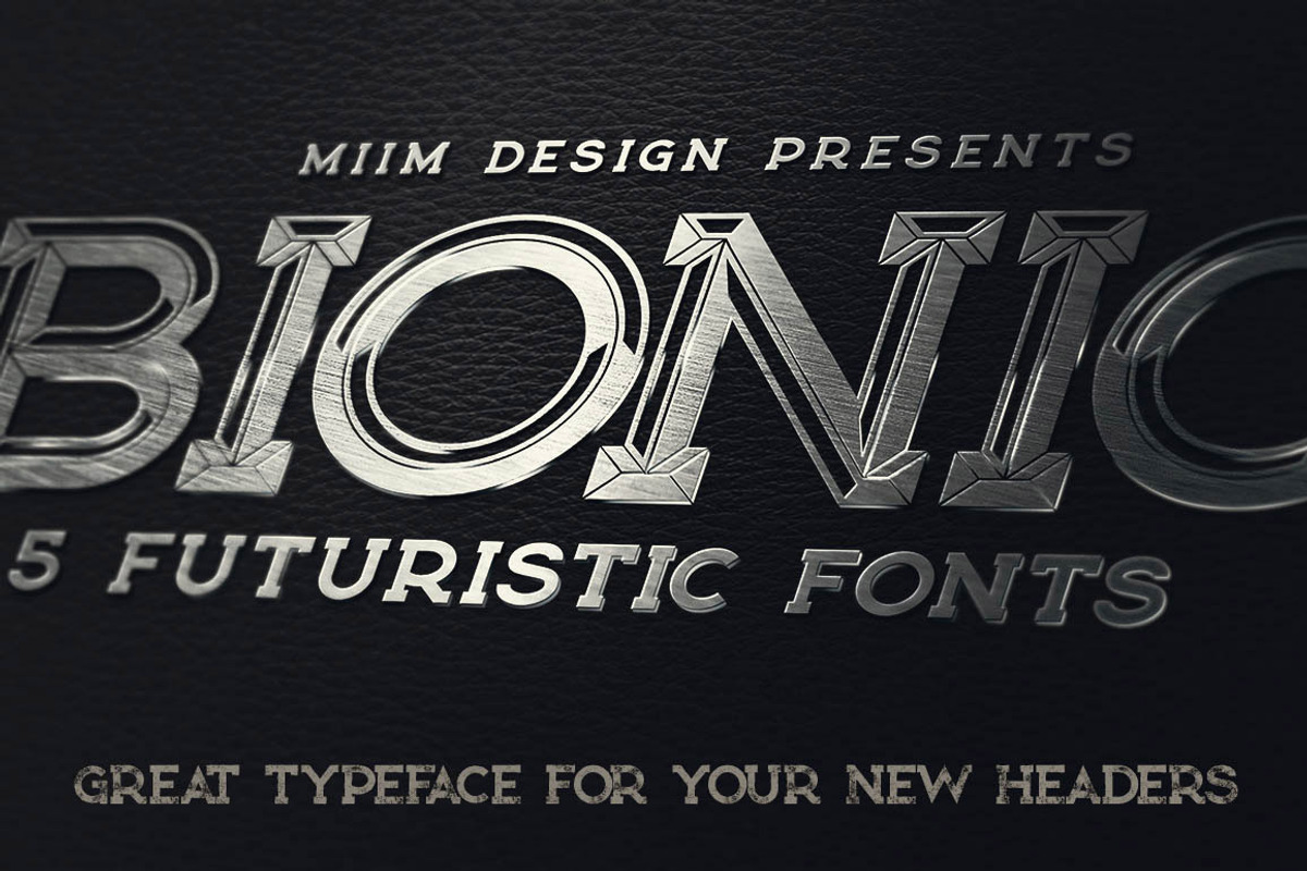 Bionic - Modern Font preview 4