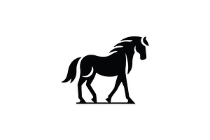 Elegant Stallion Vector Logo, a Branding & Logo Template by Vectorium Studio