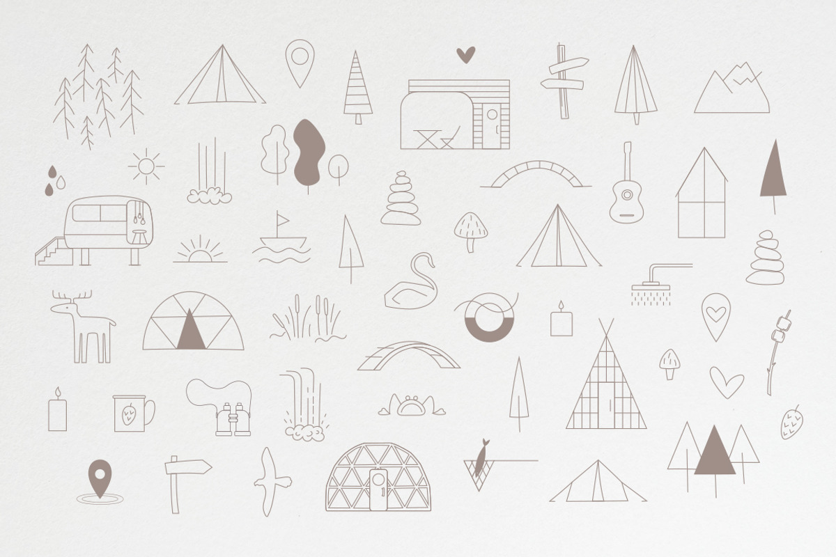 Glamping houses, nature & signposts, an Animal Illustration by Purrga (Photo 4 of 10)