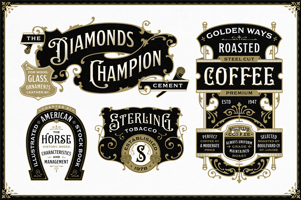 NS Emhericans + Extras, a Serif Font by Novisouldado (Photo 9 of 14)