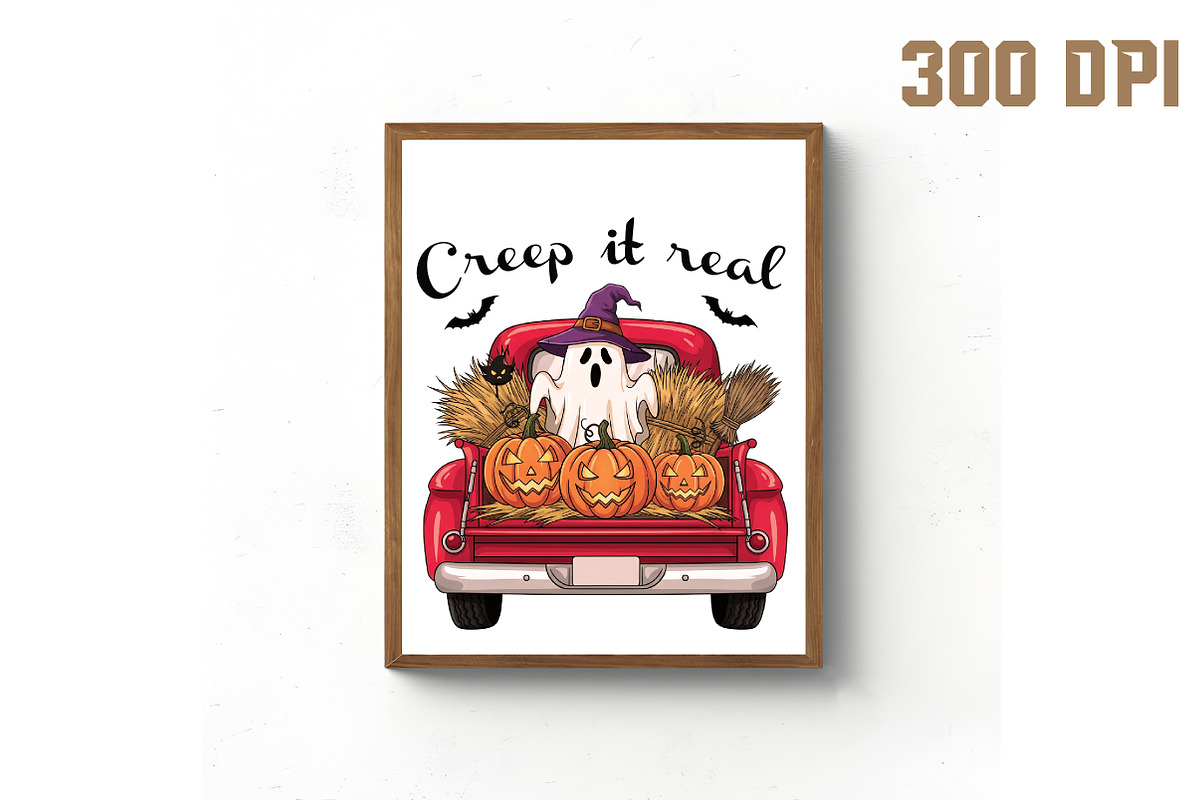 Creep It Real, Halloween PNG, an Illustration by Libby Wishes (Photo 2 of 6)
