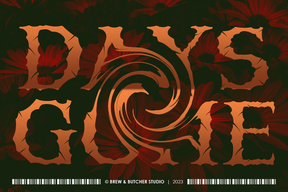 Gorten | Display Typeface, a Serif Font by Brew & Butcher Studio (Photo 8 of 10)