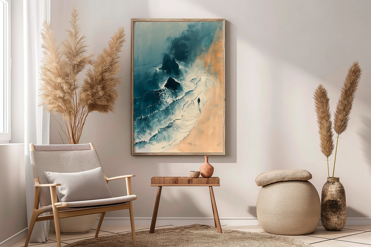 Boho Style Frame Mockup Bundle, a Household Mockup by AlineArtStore (Photo 5 of 12)