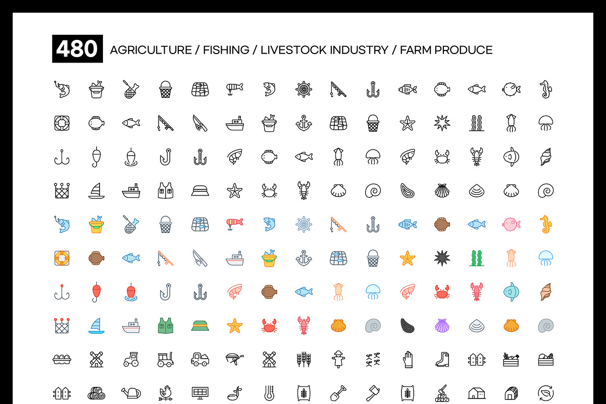 3000+ Mega Bundle line&color Icons, an Outline Icon by Design Present (Photo 2 of 19)