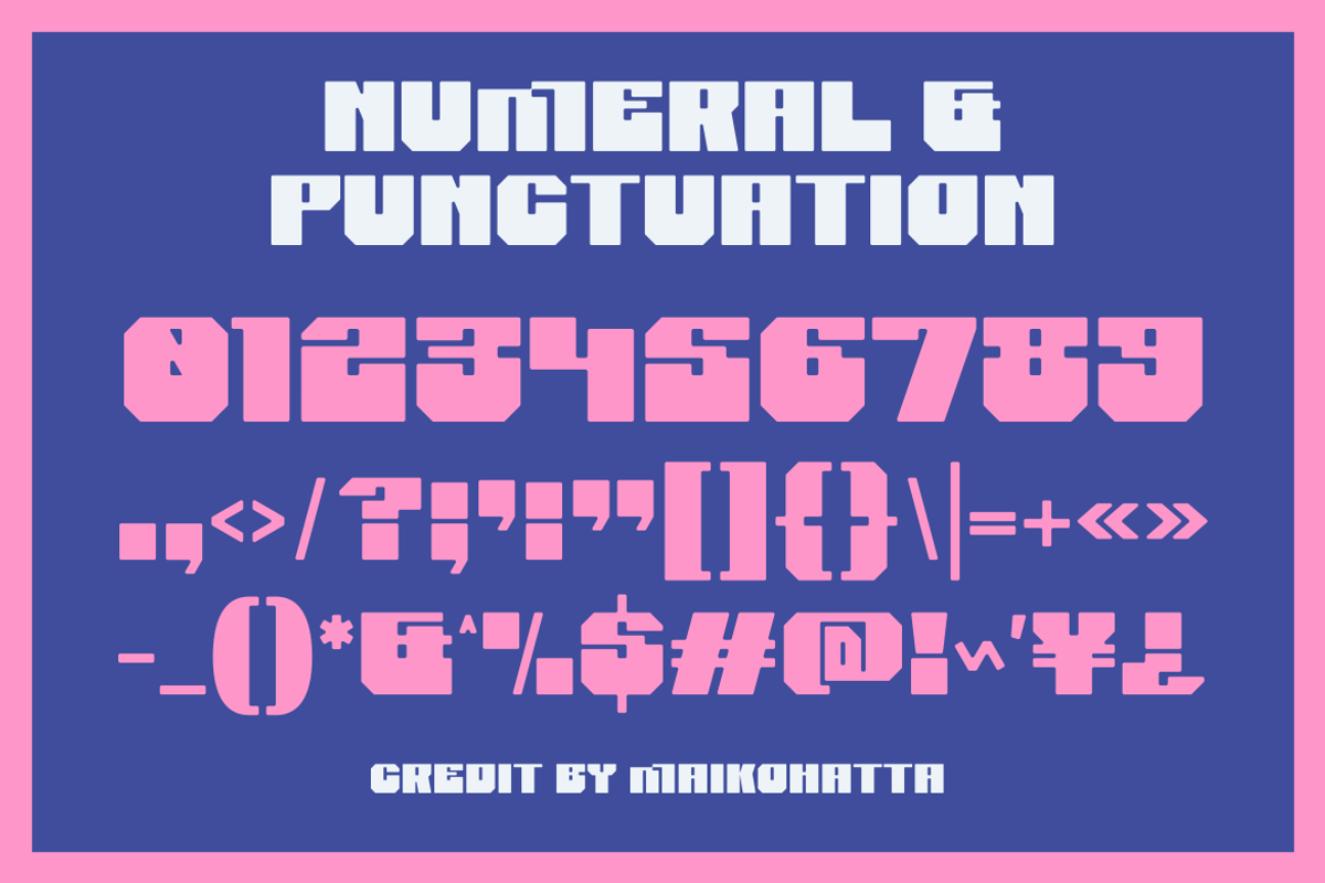 Trash Maker - Modern Y2k Font, a Handwritten Font by MaikoHatta (Photo 4 of 6)