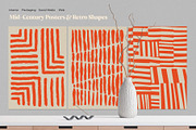 Mid-Century Posters & Retro Shapes 1, a Graphic by LEROY Design (Thumbnail 5 of 10)