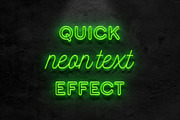 Neon text effect, a Mockup by Evlogiev Studio (Thumbnail 1 of 5)