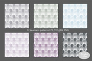 Fan Lace Seamless Patterns, a Pattern Graphic by Sveta Aho (Thumbnail 6 of 7)