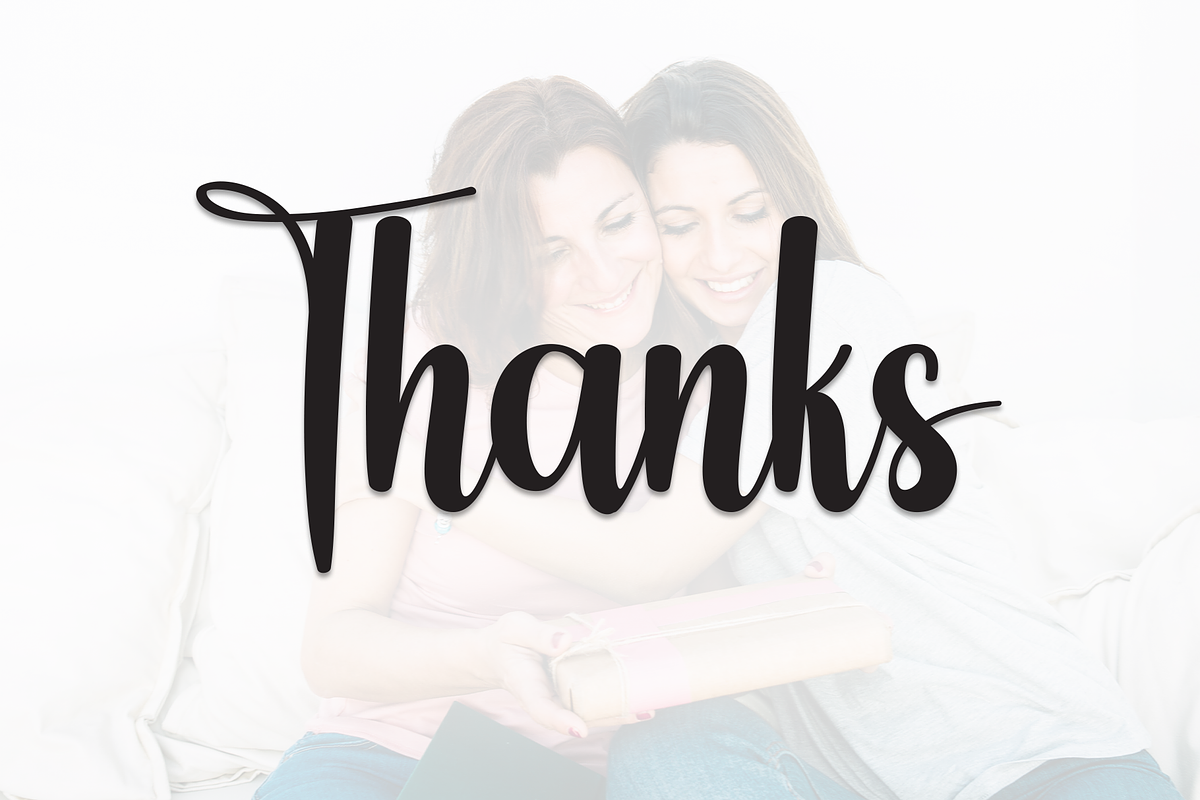 Mother | Script Font, a Handwritten Font by Scratchones (Photo 9 of 9)
