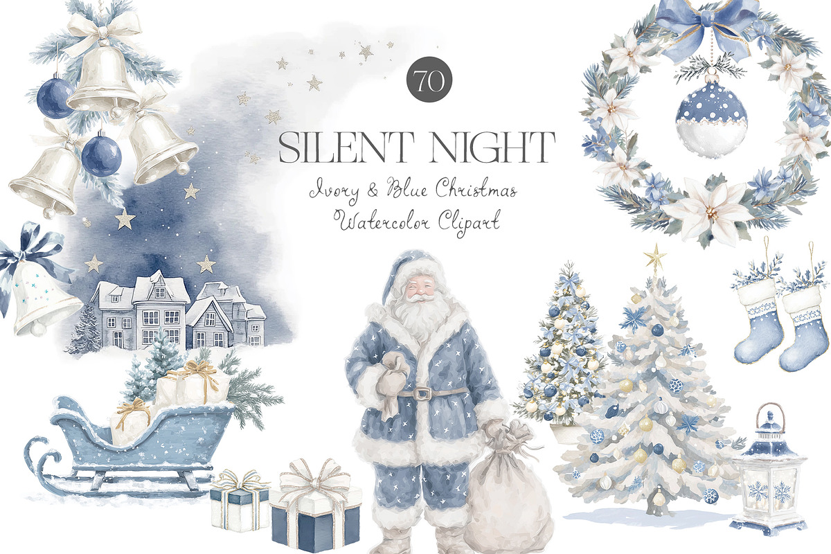 Silent Night - Christmas Collection, an Object Illustration by studioequinox (Photo 1 of 6)