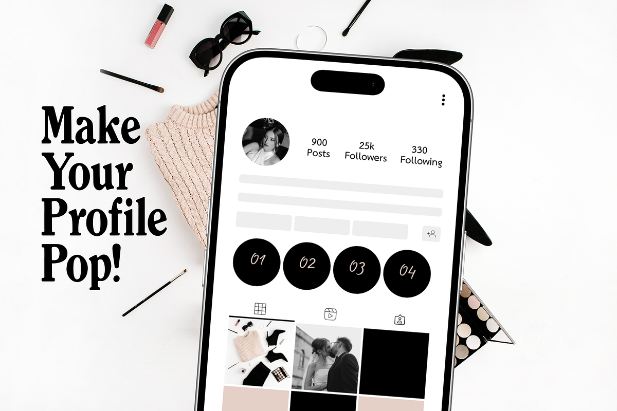 Chic Nude Instagram Highlight Icons, a Social Media Template by Marcia B Studio (Photo 4 of 4)