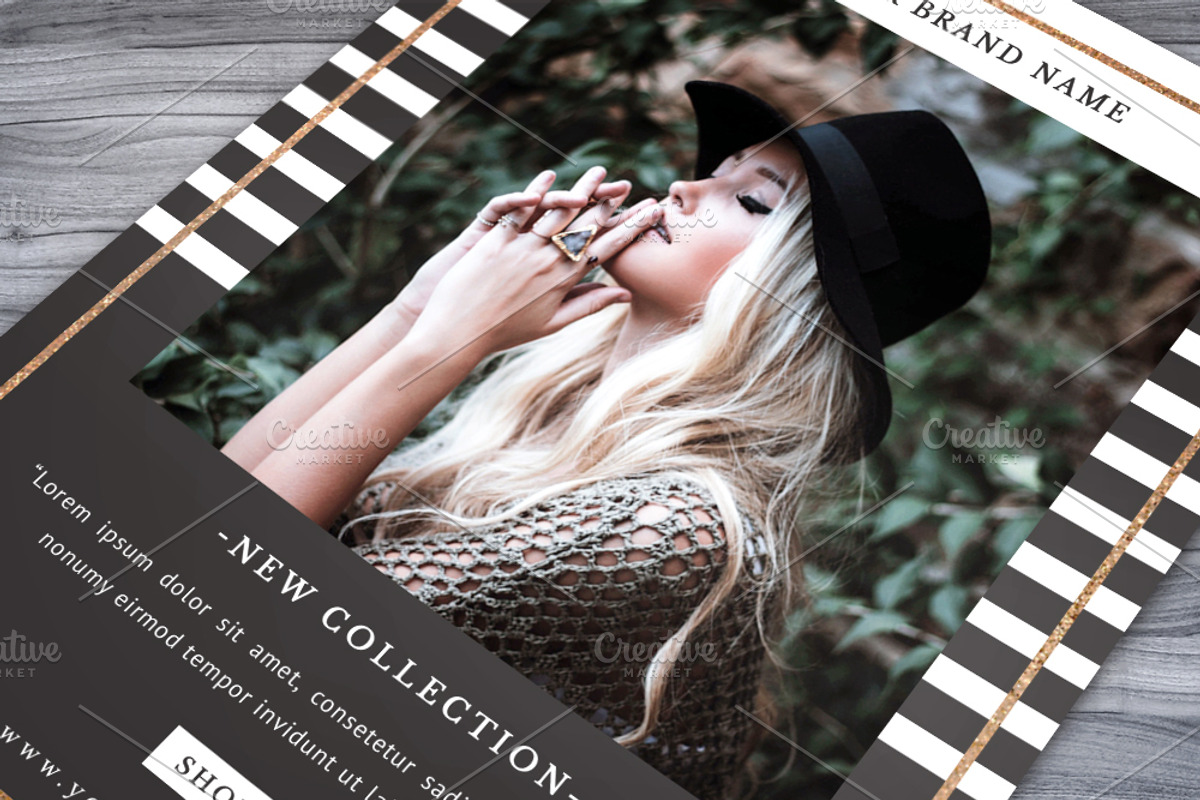 Fashion Flyer Template, a Flyer Template by NM-Design-Studio (Photo 2 of 4)
