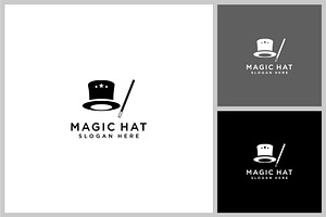 magic hat logo design template, a Branding & Logo Template by quadrazo