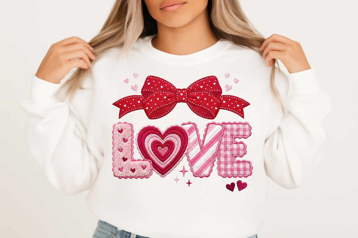 Glitter Crochet Yarn Valentine Png, an Illustration by Craft Nest (Photo 3 of 5)