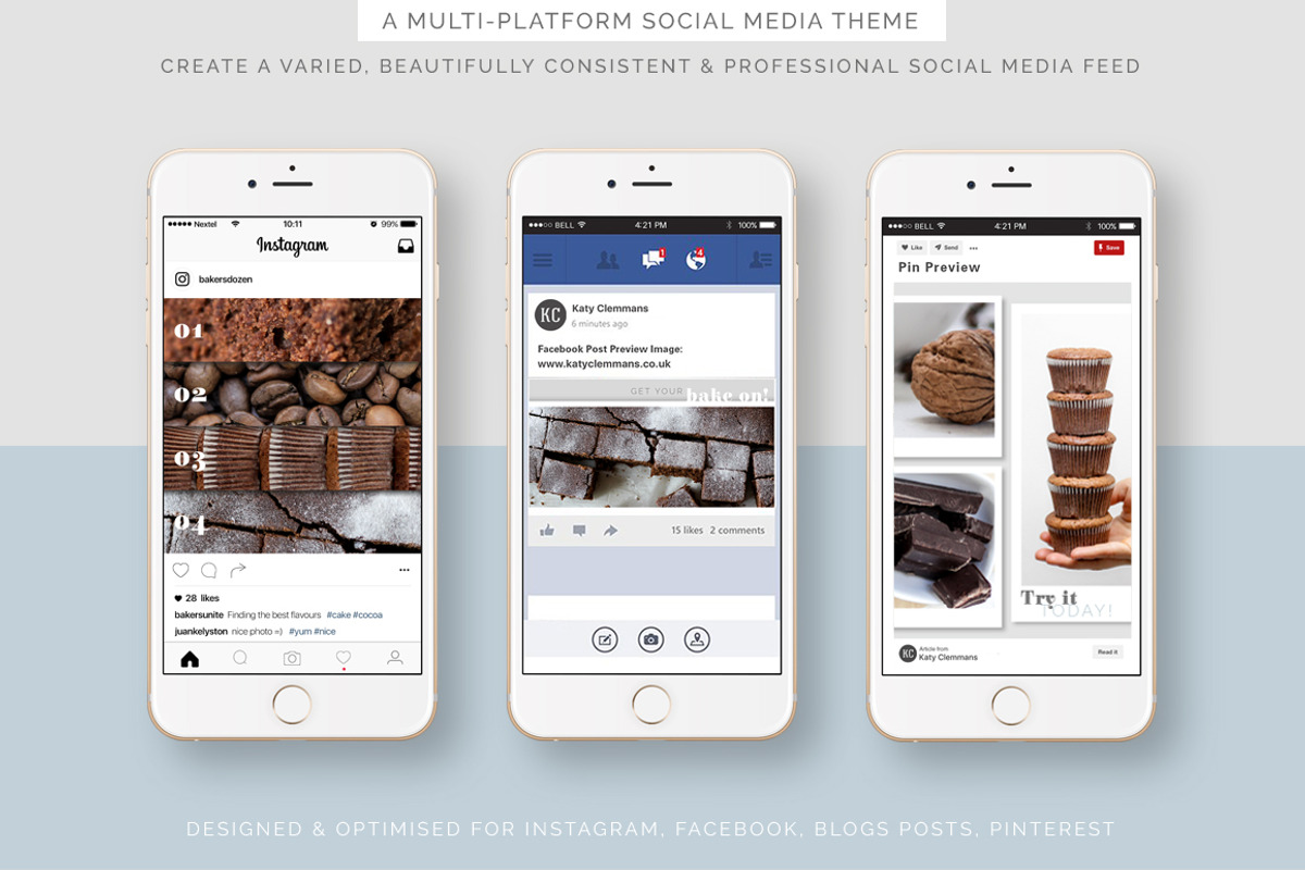 Snapshot Social Media Template pack, a Social Media Template by Katy Clemmans (Photo 3 of 8)