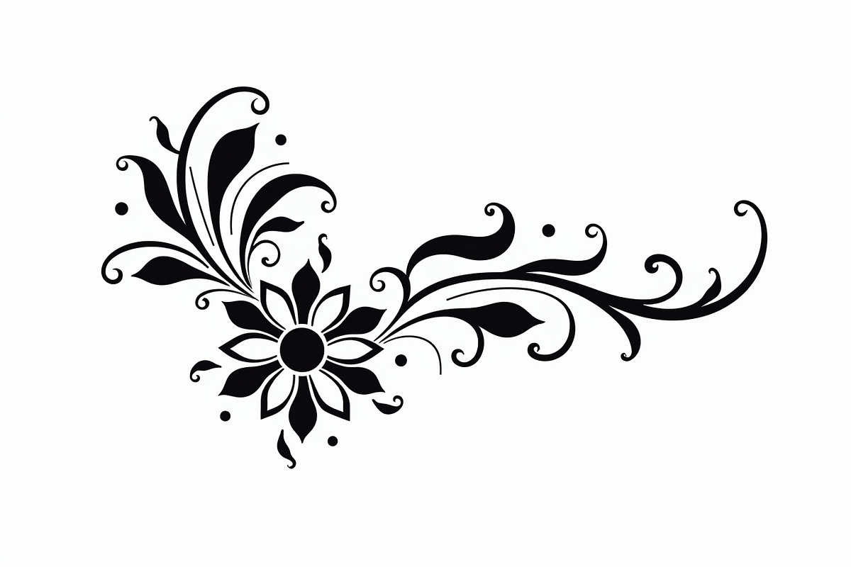 Elegant flower decorative design, an Illustration by Amazin_art (Photo 15 of 21)