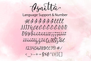 Asnitta, a Script Font by yanindesign (Thumbnail 8 of 9)