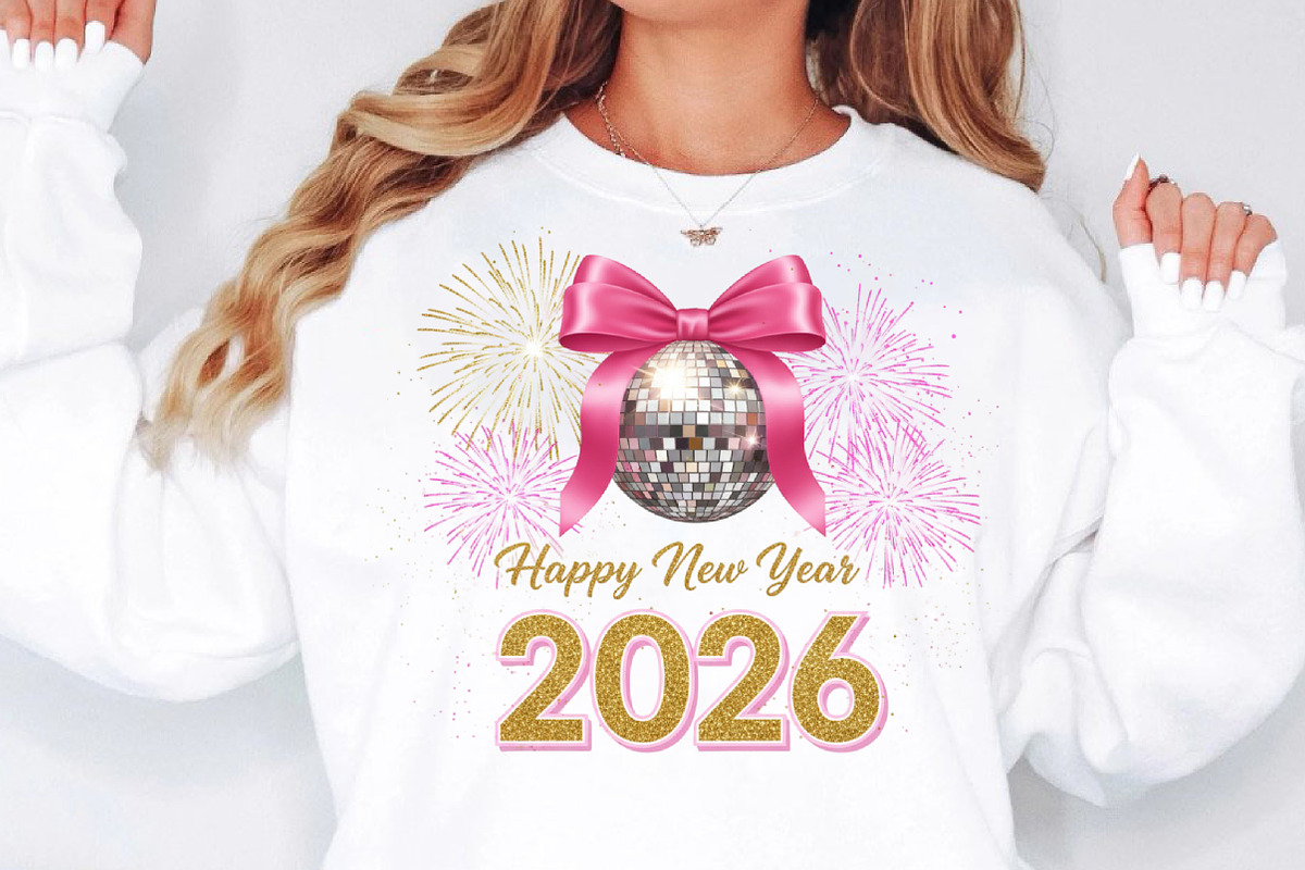Glitter Happy New Year PNG Bundle, an Illustration by Designworld (Photo 2 of 6)