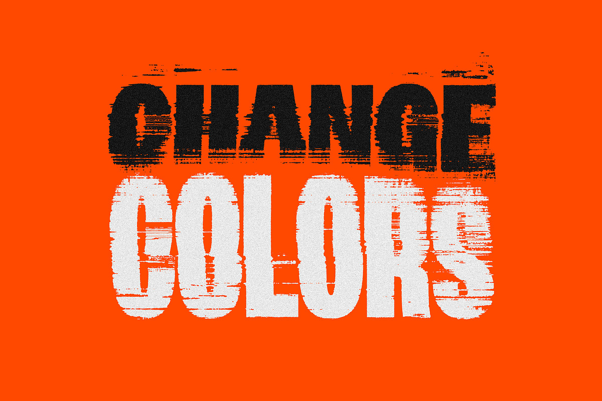 Distorted Smudges Text Effect, a Layer Style Add-On by Design Squad (Photo 4 of 4)