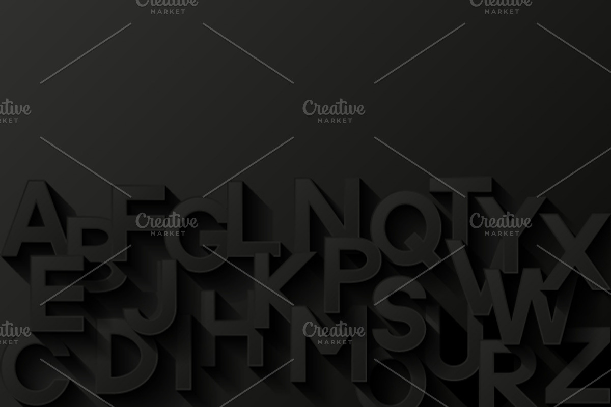 Set of backgrounds with alphabet preview 4