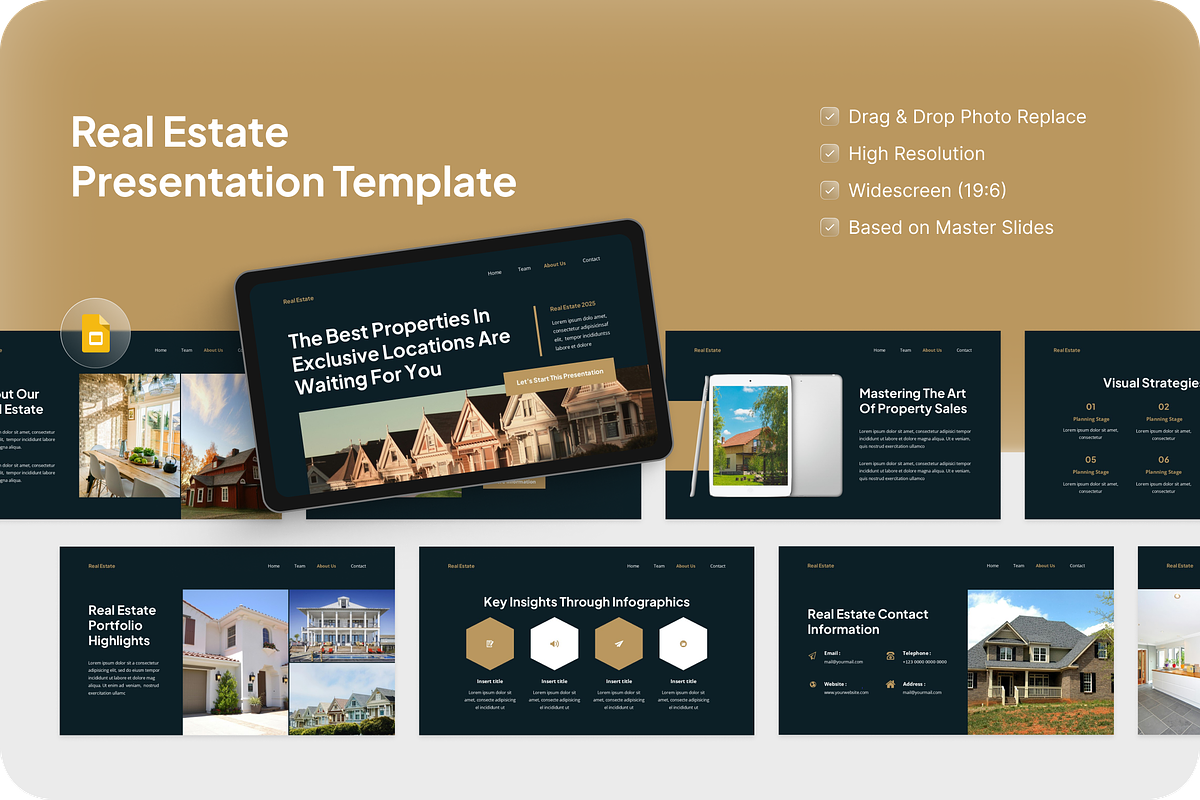 Real Estate Presentation, a Presentation Template by Annora Studio (Photo 1 of 5)