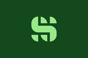 initial S logo. modern double S logo