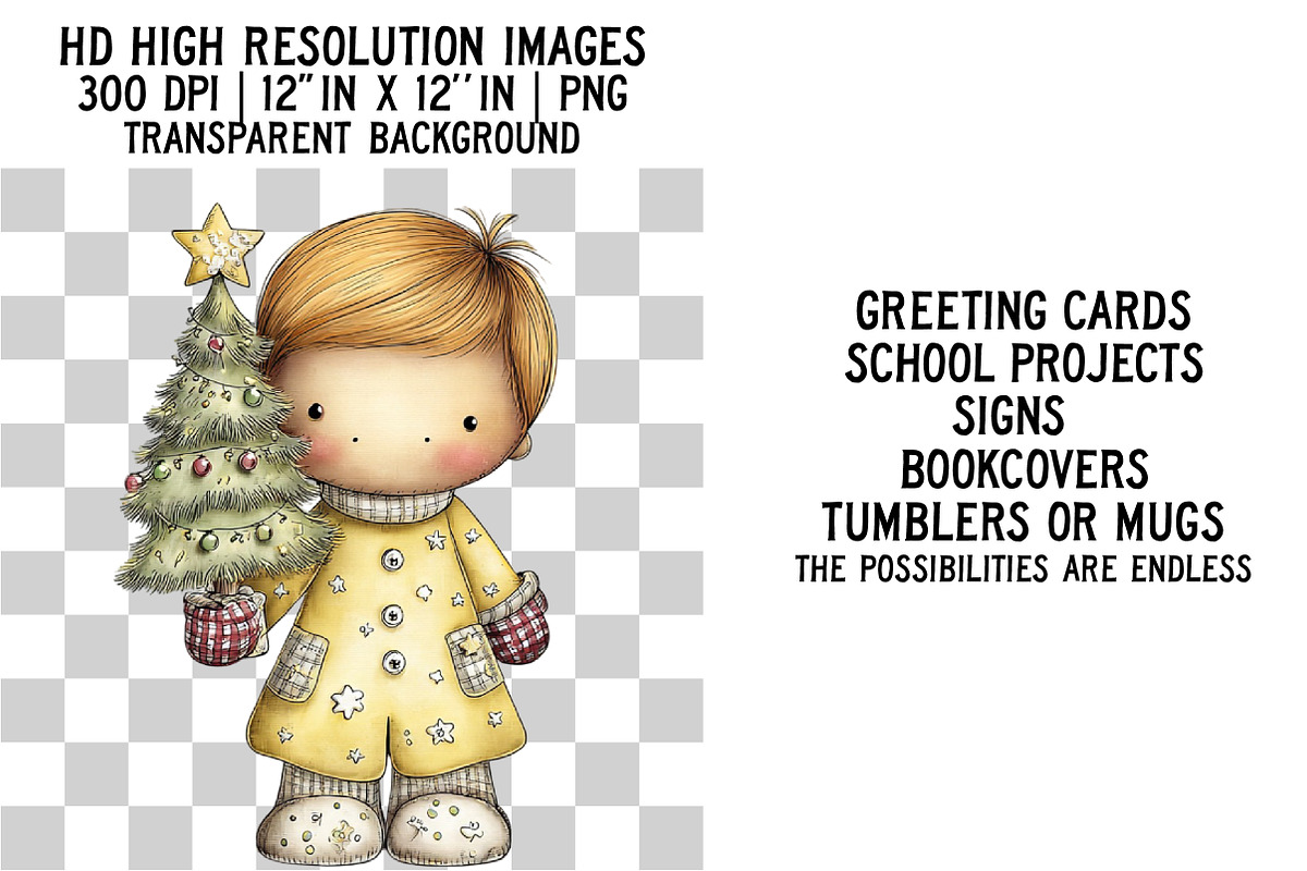 Christmas Gingerbread Man Clipart, an Illustration by Craft Nest (Photo 4 of 6)